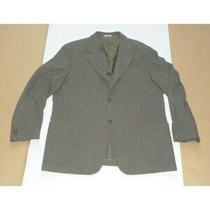 Men's Fabio Inghirami Virgin Wool 3 Button Coat Size 46 (Made in Italy)